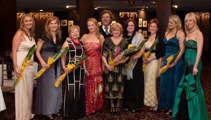 Barbara-Gasior-with-Event-Host-and-Recognition-Recipients-of-Successful-Polish-Women