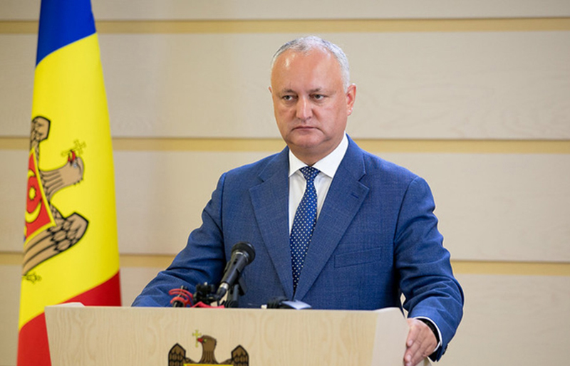 Бывший президент Молдовы Игорь Додон задержан на 72 часа