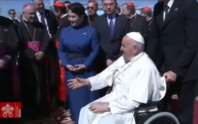 Папа римский Франциск в Монголии