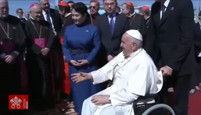 Папа римский Франциск в Монголии