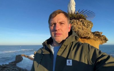 Селфи Владимира Осечкина в Биаррице