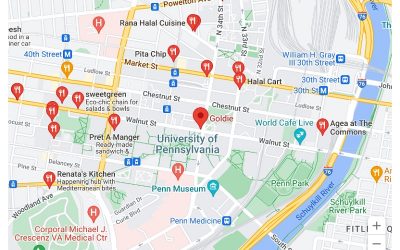 Goldie falafel restaurant in pennsylvania university