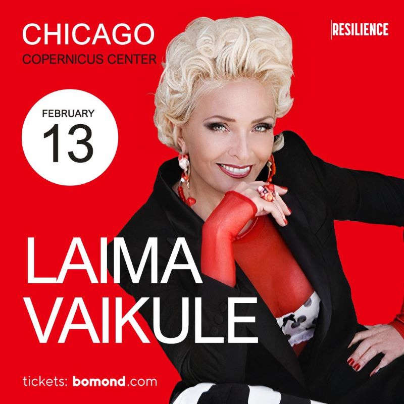 Laima Vaikule in Chicago!