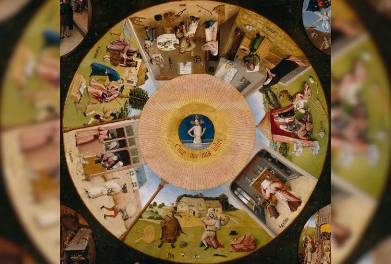 Босх Семь Смертных Грехов, 1500