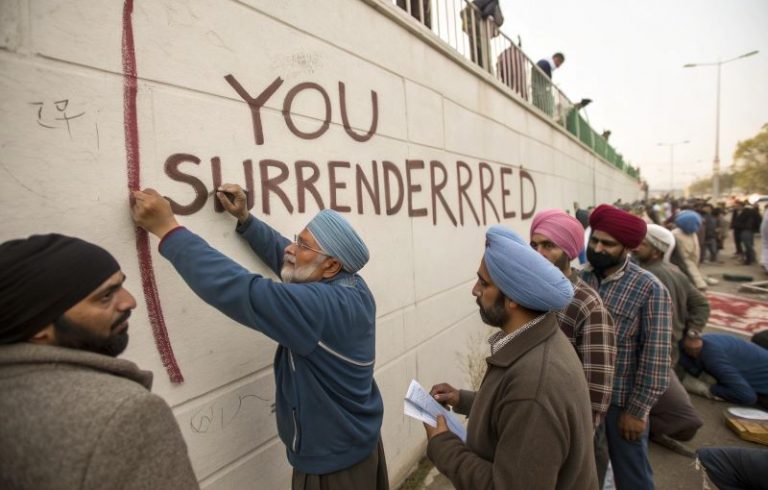 muslim-islamic-men-in-turbans-writing-a-large-sign