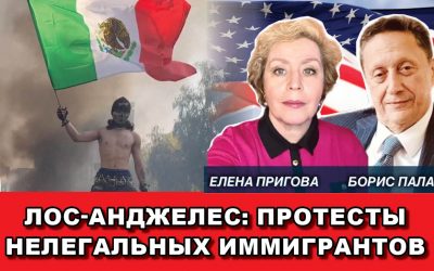 Лос-Анджелес Протесты нелегальных иммигрантов