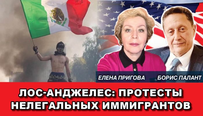 Лос-Анджелес Протесты нелегальных иммигрантов
