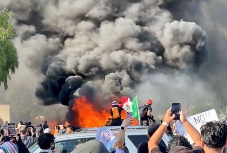 scr riots in LA