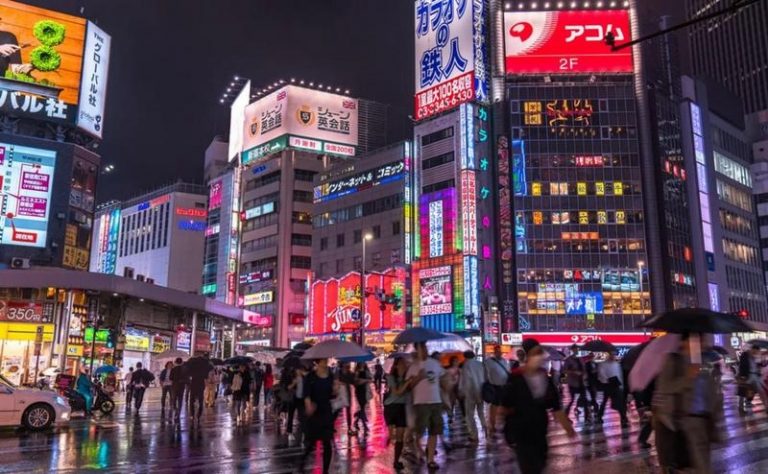 tokio under plum rain
