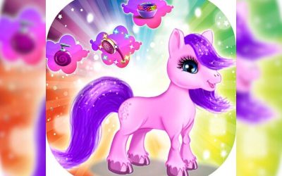 Masha on Rosy Pony