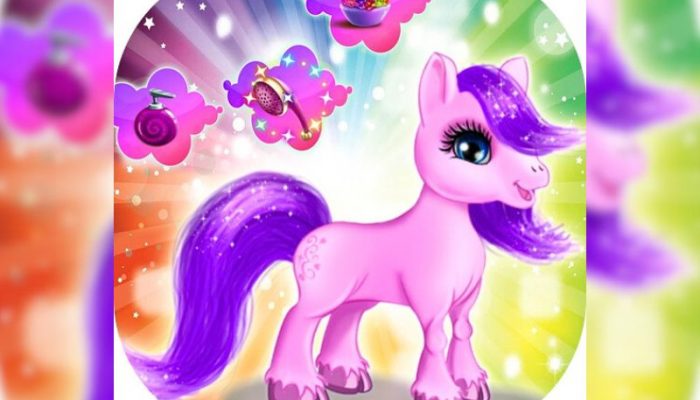 Masha on Rosy Pony