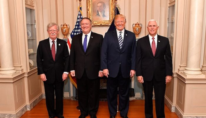 970px-Secretary_Pompeo_Poses_for_a_Photo_With_Advisor_Bolton,_President_Trump_and_Vice_President_Pence_(41811551572)