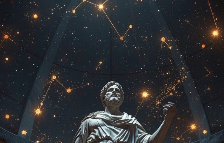 Lucid_Realism_Majestic_fullbody_statue_of_Marcus_Aurelius_in_a_0