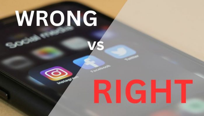 right vs wrong