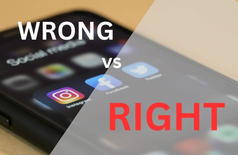 right vs wrong