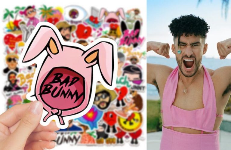 bad bunny collage