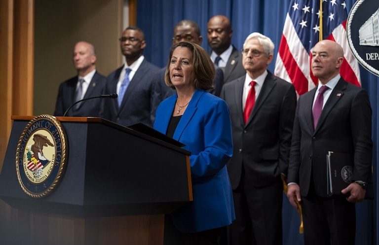 United_States_Attorney_General_Merrick_Garland_speaks_during_a_fentanyl_Press_Conference_at_the_Department_of_Justice_on_October_3,_2023_14