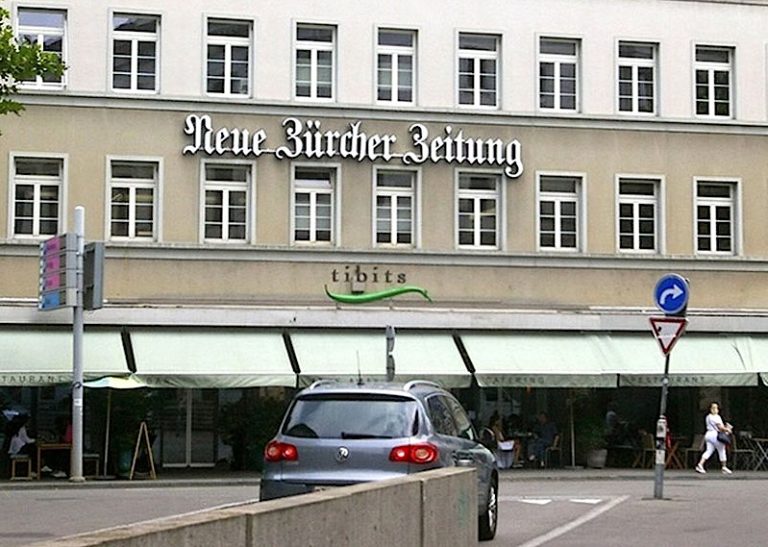 newspaper from Zurich