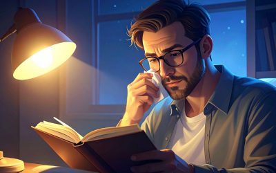 reading at night